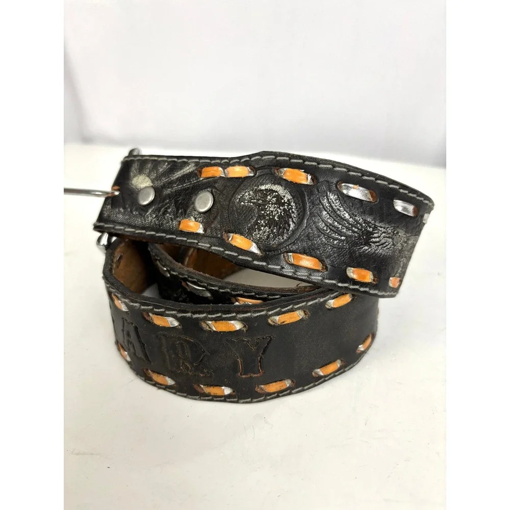Vintage Handmade Leather‎ Belt 